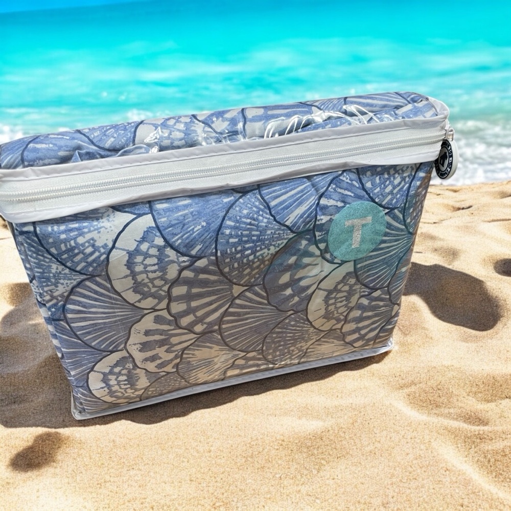 Caribbean Joe Island Supply Co. Cooling Sheila Shells Twin Sheet Set